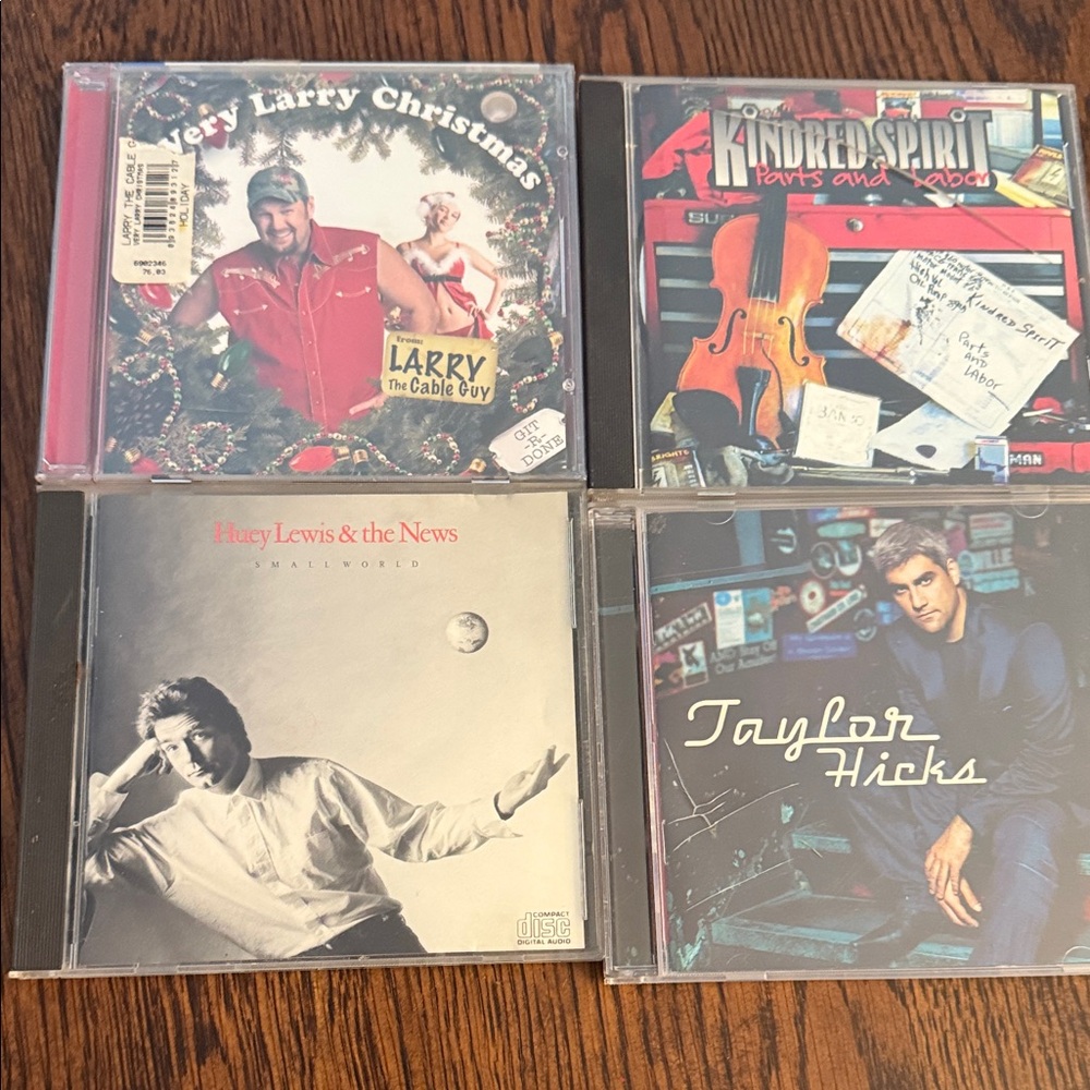 Set of 4 Music CDs